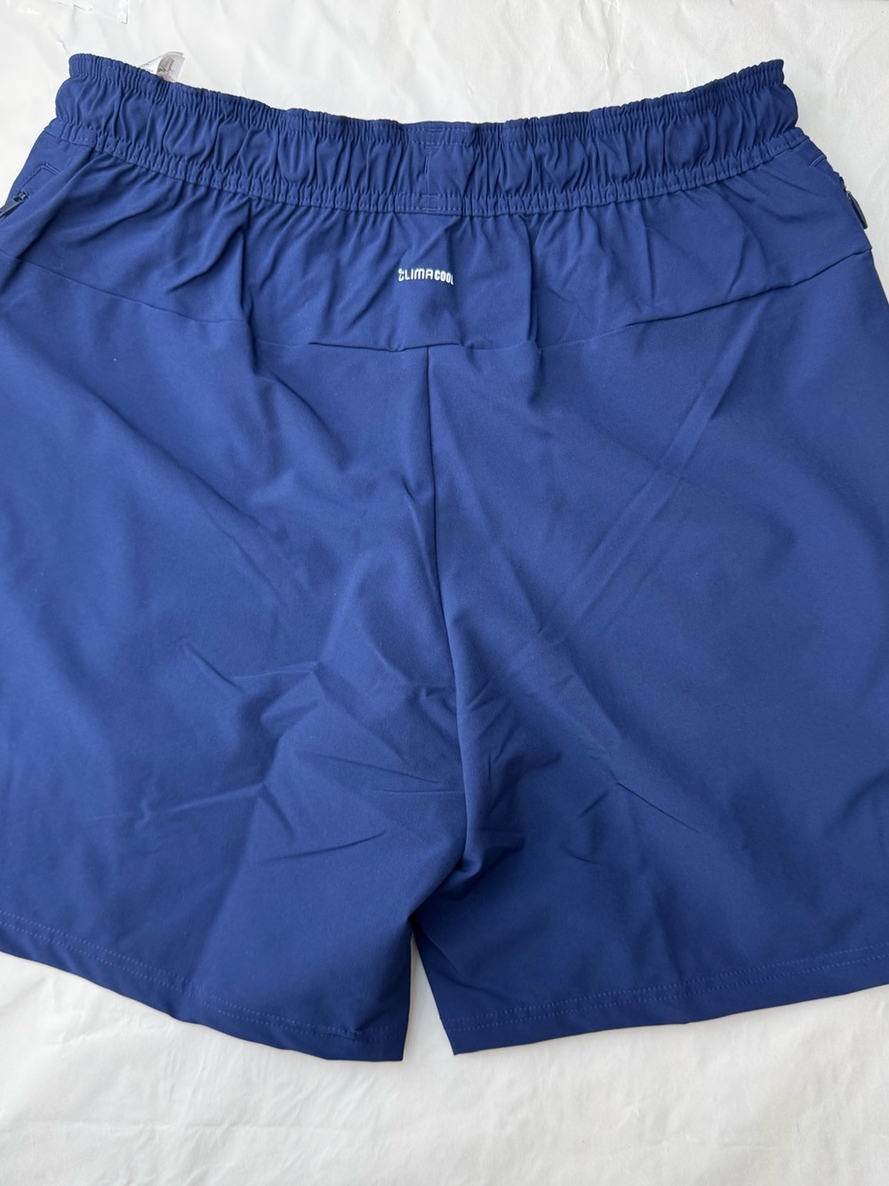 Adidas Mens Traning Club Shorts - Navy Blue and Red - Size Medium - New with Tag - Picture 9 of 10